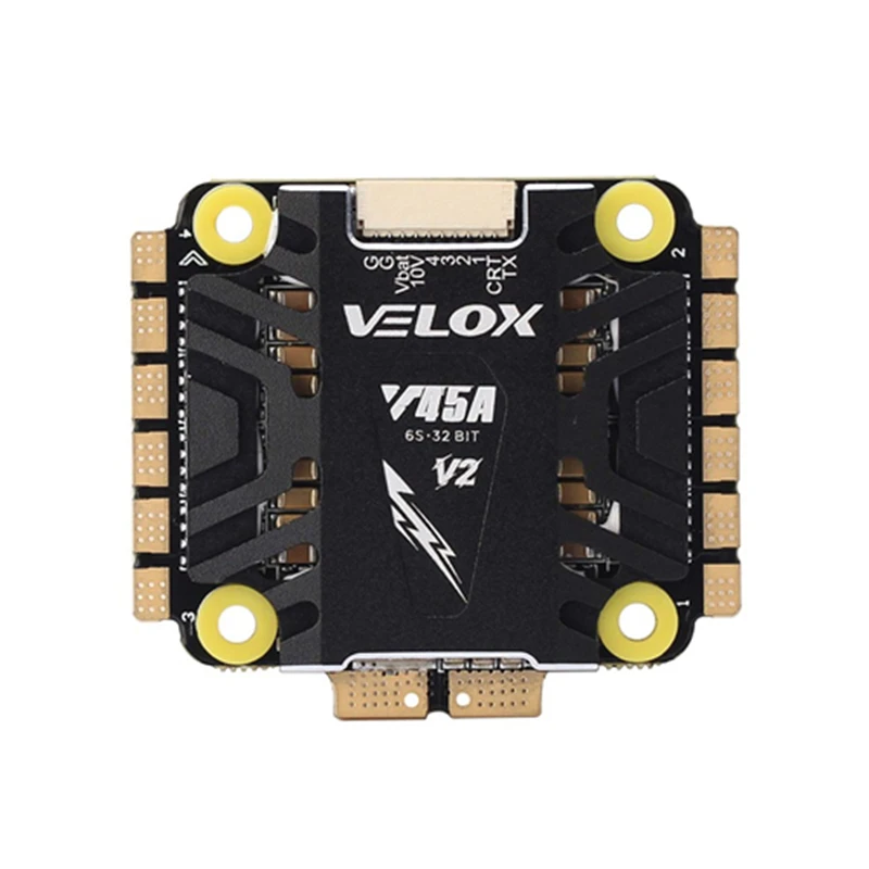 T-Motor VELOX PACER V45A V2 4in1 ESC 3-6S Lipo pe 32 de biți 10V/2A BEC Controler de Viteză pentru FPV Curse RC RC Drone Piese Imagine 0