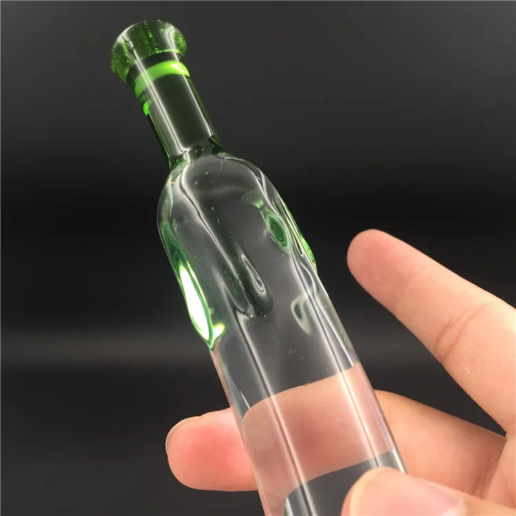 Vinete sticlă Pyrex cristal penis artificial penis Anal, dop de fund jucărie Sexuală de Adult produse pentru femei bărbați femei bărbați masturbari Imagine 0