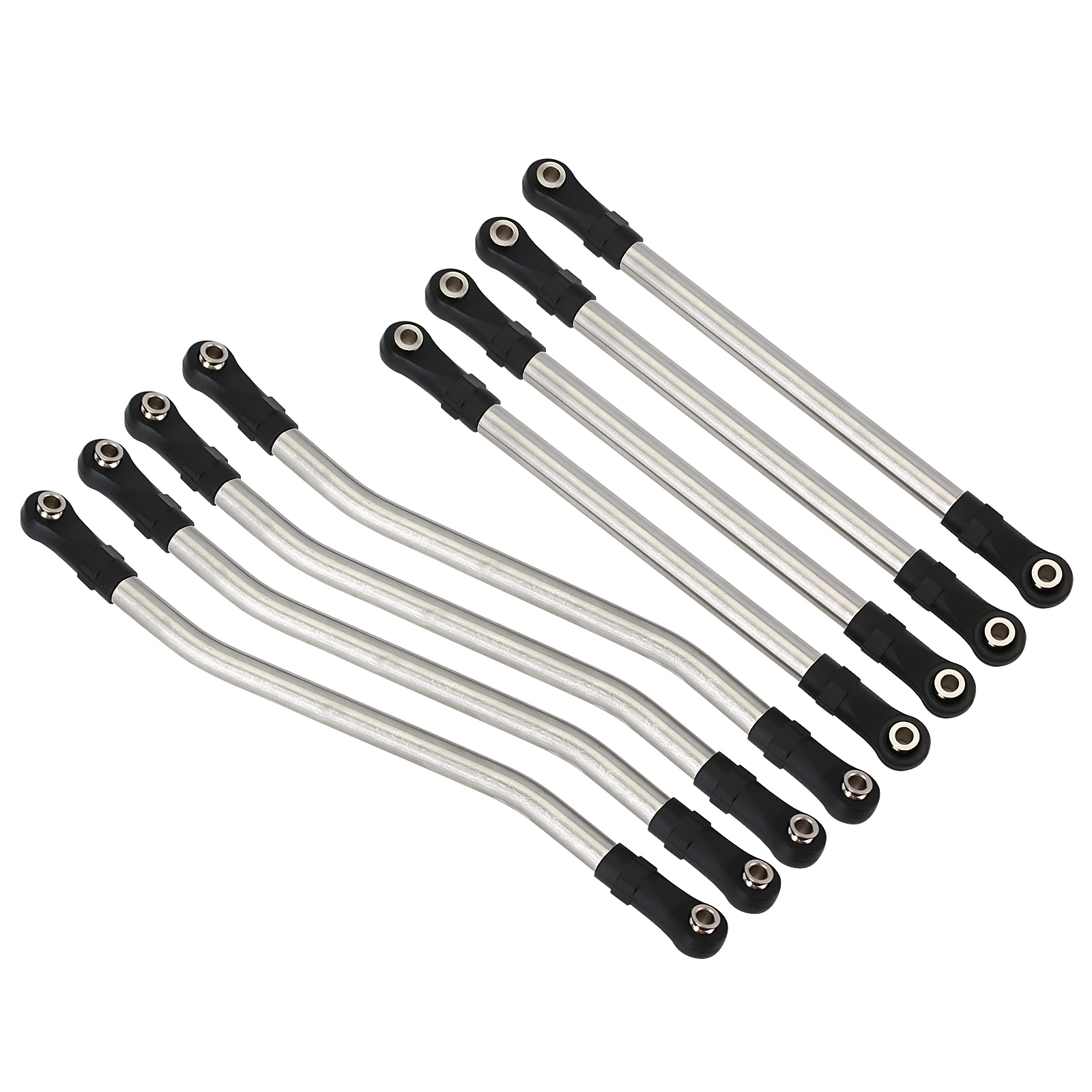 8pcs Metal Oțel Link-ul de&Plastic Rod End Neasamblate Kit pentru 1/10 Scale RC Șenile Mașină Axial Capra 1.9 UTB AXI03004 Imagine 0