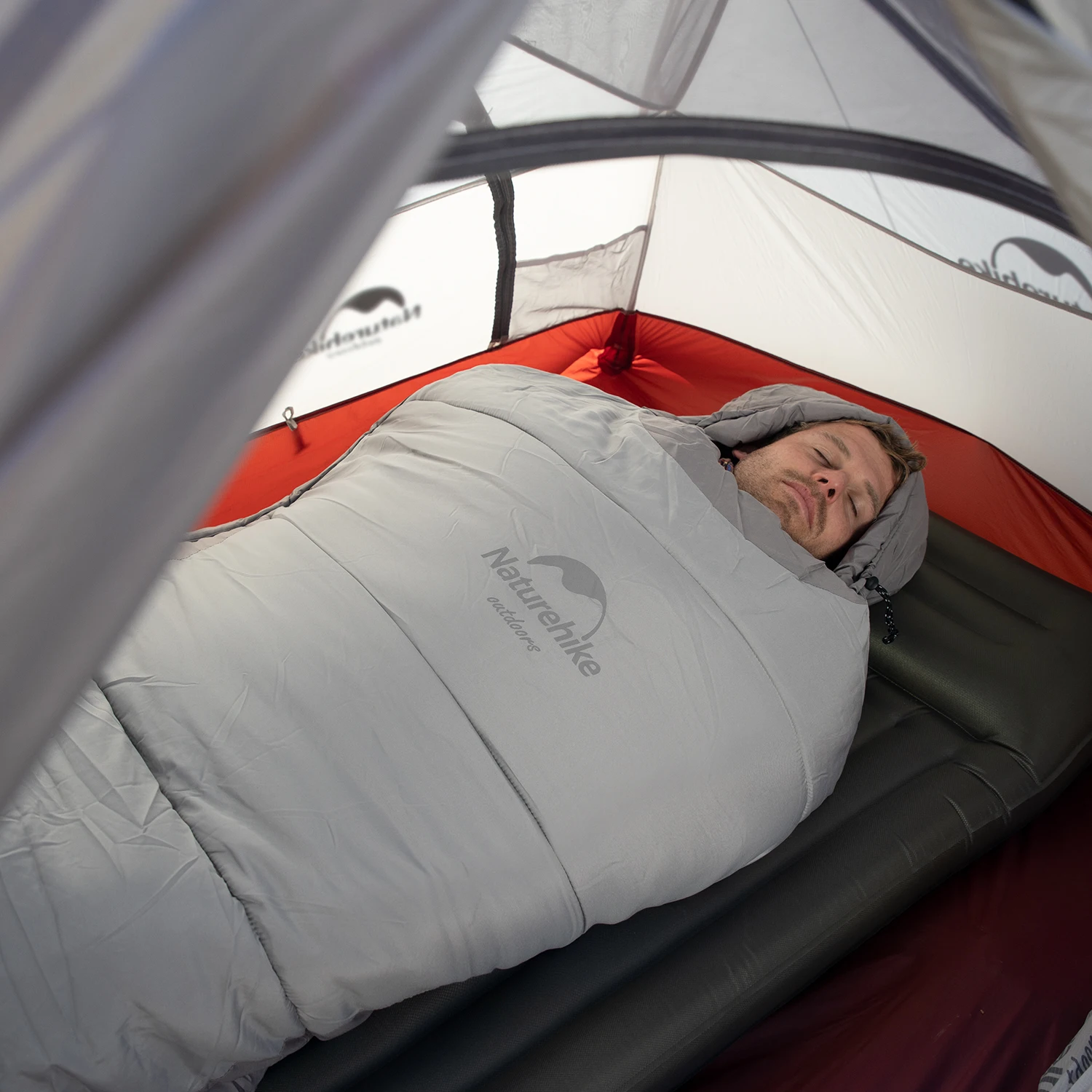 Naturehike în aer liber Pinguin Design Ultrausor 1People Saci de Dormit Singur Camping Bumbac Sac de Dormit Toamna Iarna se Spală la Mașină Imagine 1