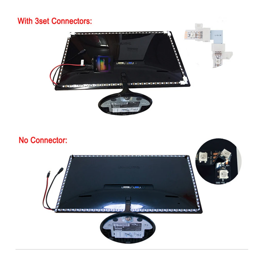 5V Ambibox WS2812B SK6812 Lumină Ambientală Controler Pentru LED RGB Benzi Bandă Vis de Culoare Monitor de PC cu Ecran de Fundal Noi Imagine 1