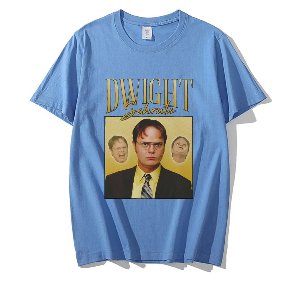 Oamenii Dwight Schrute Birou Tricouri Serialul De Televiziune Michael Scott Jim Mifflin Scranton Bumbac Maneca Scurta Plus Dimensiune T-Shirt Imagine 1