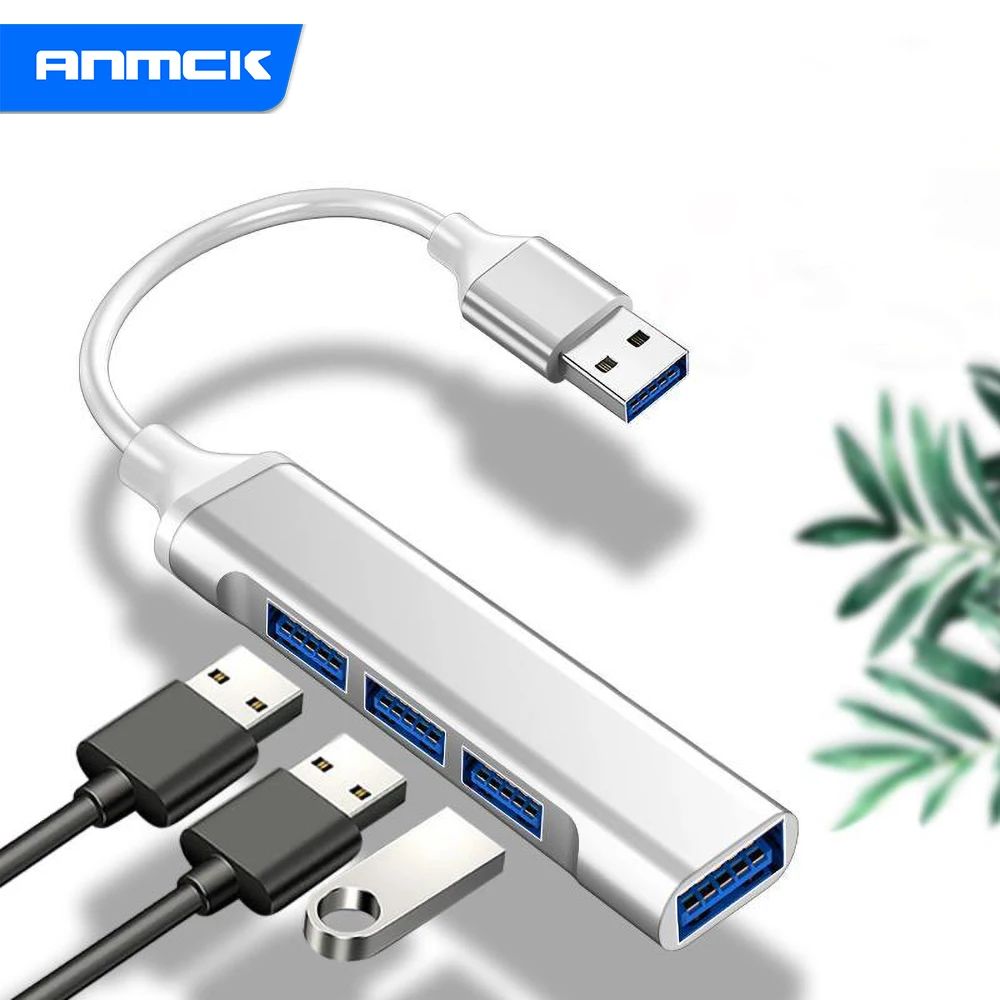 Anmck Tip C C HUB USB Dock 3.0 3.1 4 Port Multi Splitter Adaptor OTG Pentru Laptop Macbook Pro 15 Air Pro, Lenovo, HUAWEI, Xiaomi Imagine 2