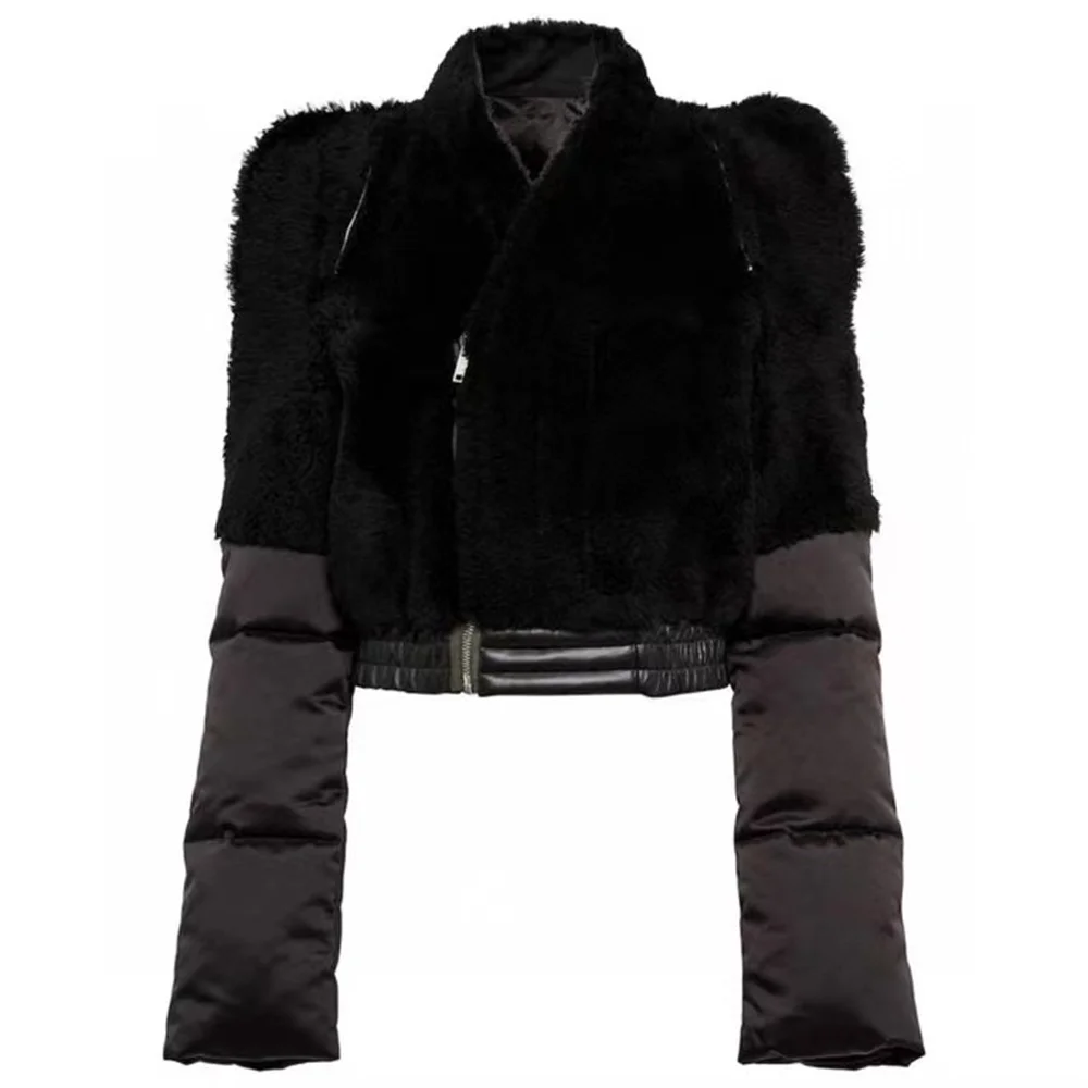2022 Doamnelor haina de Iarna se agită pastila etanș corset pentru femei sacou în jos y2k haine noi de moda de înaltă calitate jacheta TRAF Imagine 2