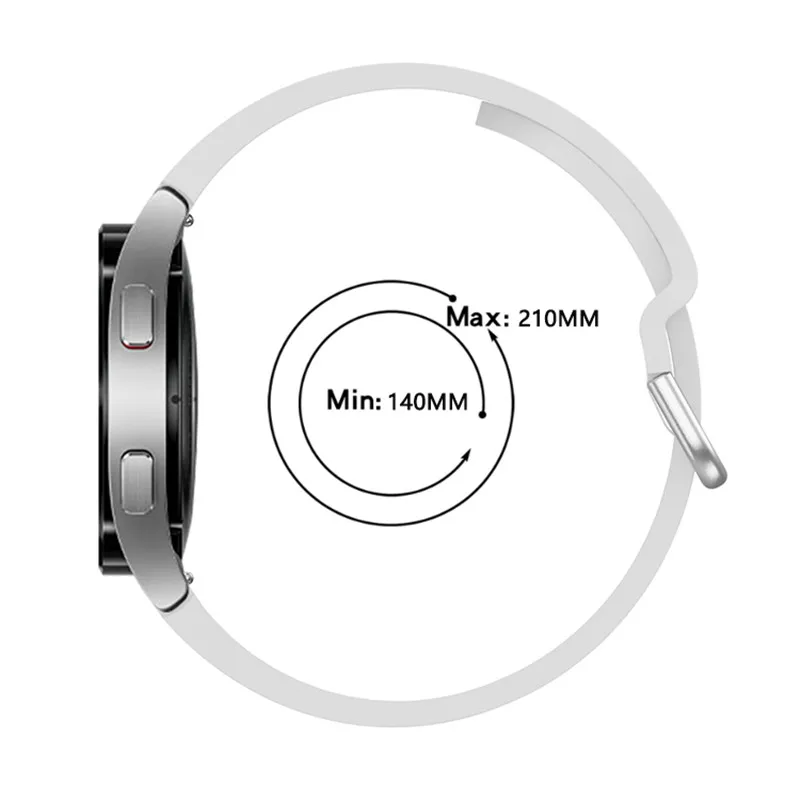 Curea Pentru Samsung Galaxy Watch 4 classic 42mm 46mm smartwatch Silicon Creasta Sport Bratara Galaxy Watch 4/5 44mm 40mm 5pro trupa Imagine 2