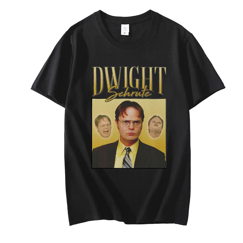 Oamenii Dwight Schrute Birou Tricouri Serialul De Televiziune Michael Scott Jim Mifflin Scranton Bumbac Maneca Scurta Plus Dimensiune T-Shirt Imagine 2