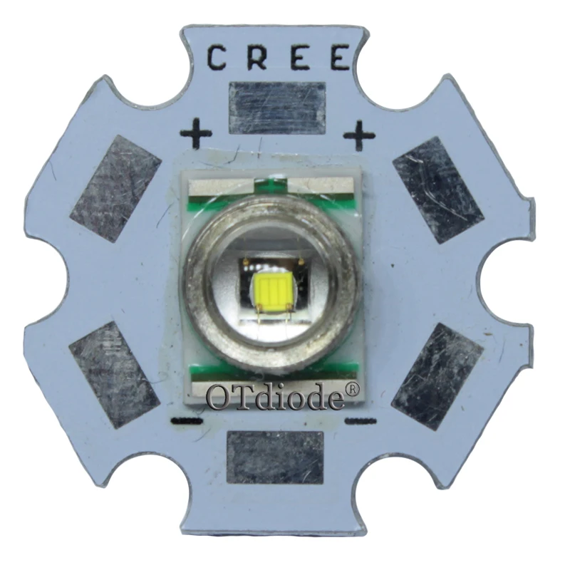 1BUC CREE PUȚIN Q5 cu LED cree XLamp xr-e Q5 led-uri Neutre Rece Alb Cald, Galben 3W LED Emițător de Lumină montate pe 16mm/20mm PCB Imagine 3