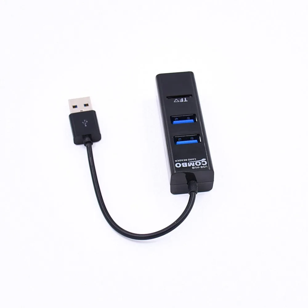 Mini Multi-Funcție USB 2.0 Unu-La-Trei HUB Cu Usb, TF Card Reader USB 3-Port HUB Extender Imagine 3