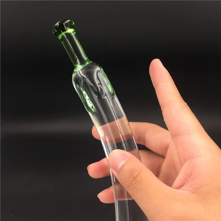 Vinete sticlă Pyrex cristal penis artificial penis Anal, dop de fund jucărie Sexuală de Adult produse pentru femei bărbați femei bărbați masturbari Imagine 3