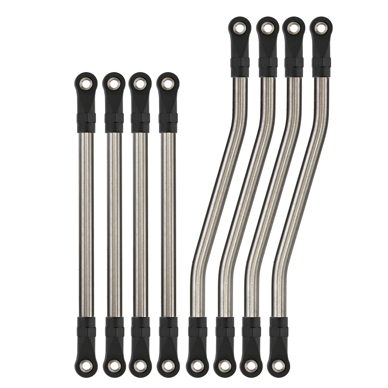 8pcs Metal Oțel Link-ul de&Plastic Rod End Neasamblate Kit pentru 1/10 Scale RC Șenile Mașină Axial Capra 1.9 UTB AXI03004 Imagine 3