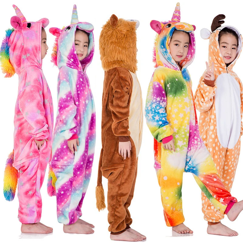 soul license Scholar Pentru Kigurumi copii de iarna pijamale copii unicorn panda seturi de pijama  animal lup salopete copii fete băieți, pijamale pentru 4, 6, 8 și 12 ani |  Mama Și Copii < Roexplorator.ro
