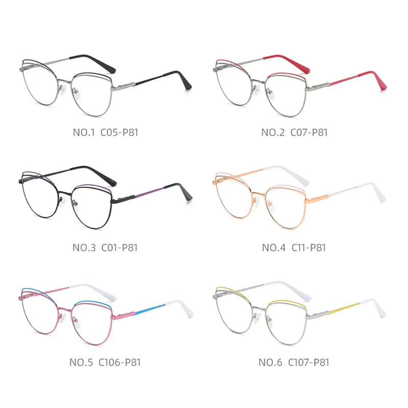 Pentru Ochi de pentru femei de vedere cu rame de lux de sex feminin fals ochelari fără dioptrii optice baza de prescriptie medicala ochelari de brand de moda