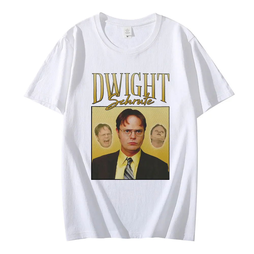 Oamenii Dwight Schrute Birou Tricouri Serialul De Televiziune Michael Scott Jim Mifflin Scranton Bumbac Maneca Scurta Plus Dimensiune T-Shirt Imagine 3
