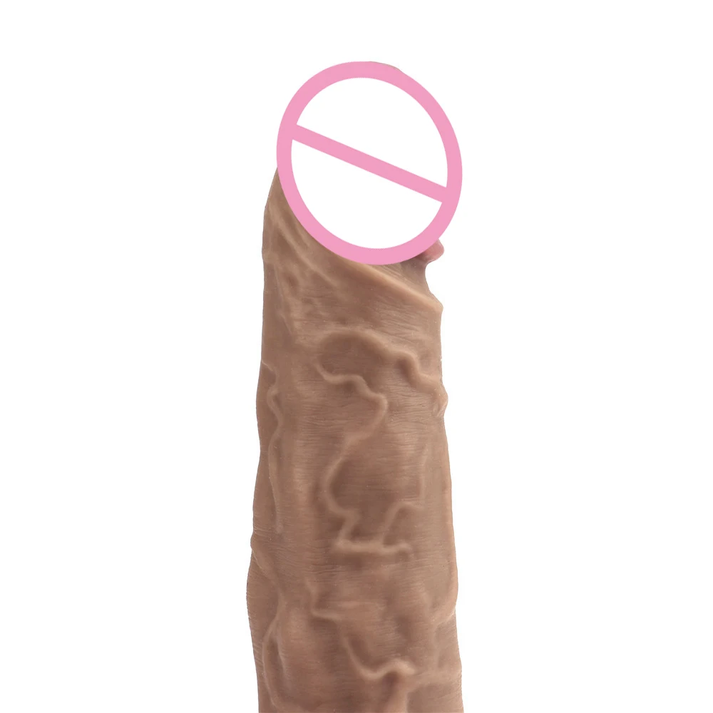De Vânzare la cald cu Diametrul de 4,5 cm de Silicon Vibrator Realist Penisului Pentru Femei, Strap-on Dildo Imens Penis Adult Porno Jocuri Sexe Jucărie Consolador Imagine 4