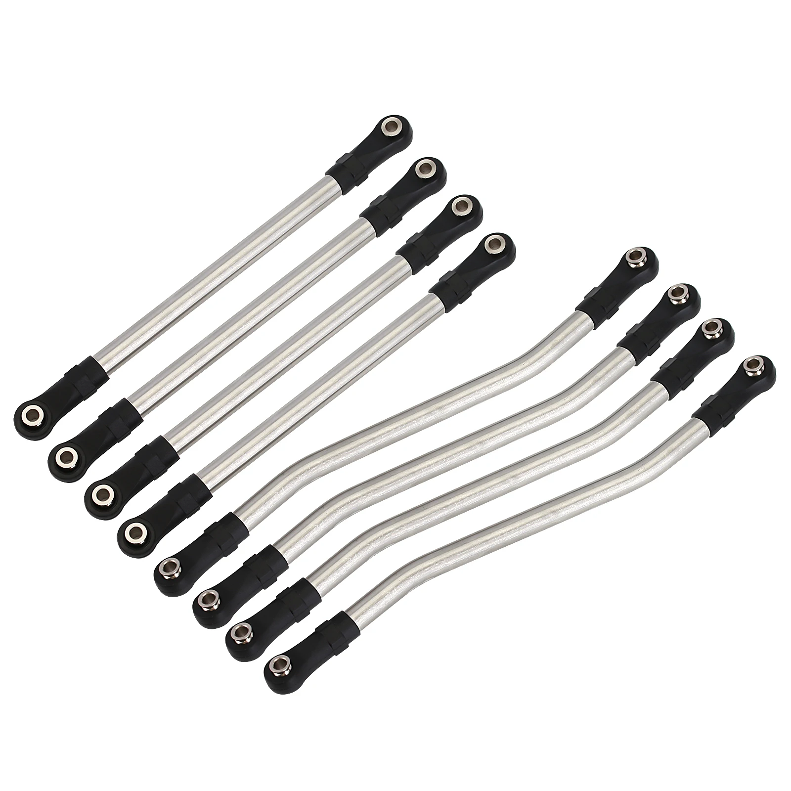 8pcs Metal Oțel Link-ul de&Plastic Rod End Neasamblate Kit pentru 1/10 Scale RC Șenile Mașină Axial Capra 1.9 UTB AXI03004 Imagine 4