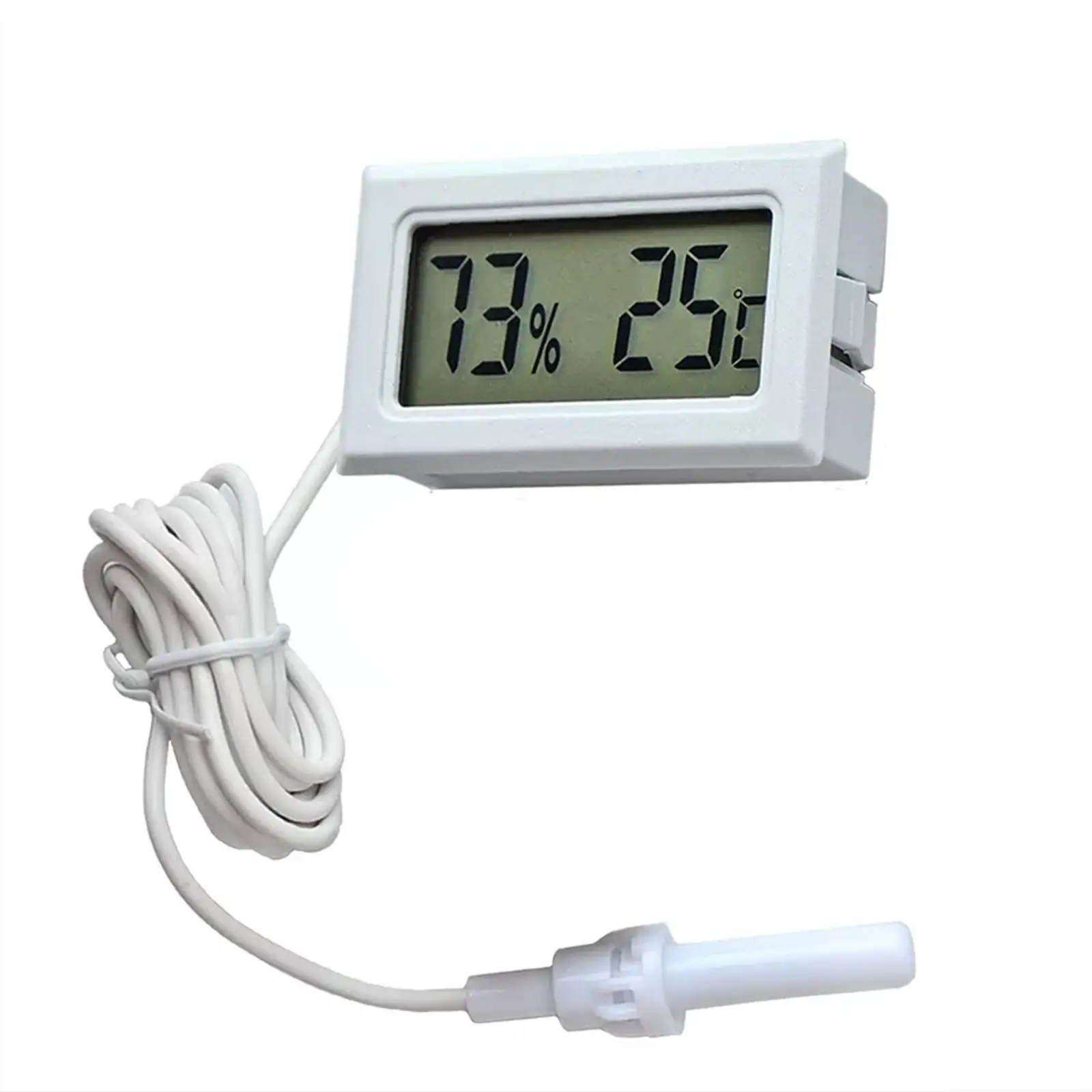 Mini Digital LCD Senzor de Temperatură Tester de Umiditate Metru Termometru Higrometru Indicator de Temperatură Și Umiditate Impermeabil Masa Imagine 4