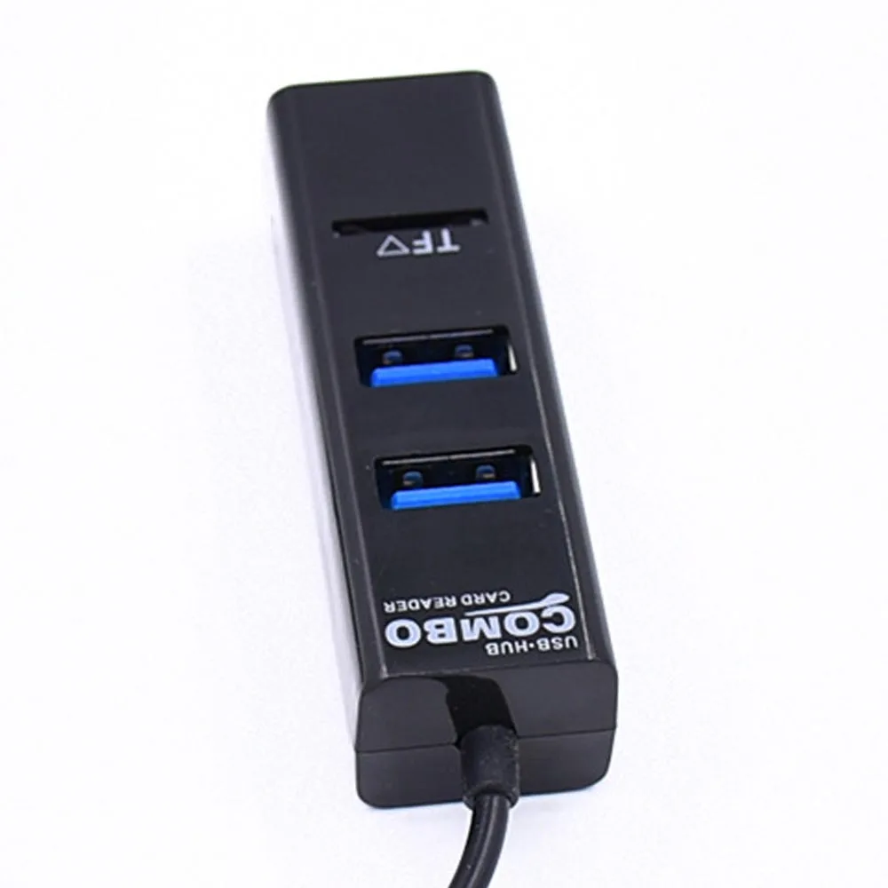 Mini Multi-Funcție USB 2.0 Unu-La-Trei HUB Cu Usb, TF Card Reader USB 3-Port HUB Extender Imagine 5