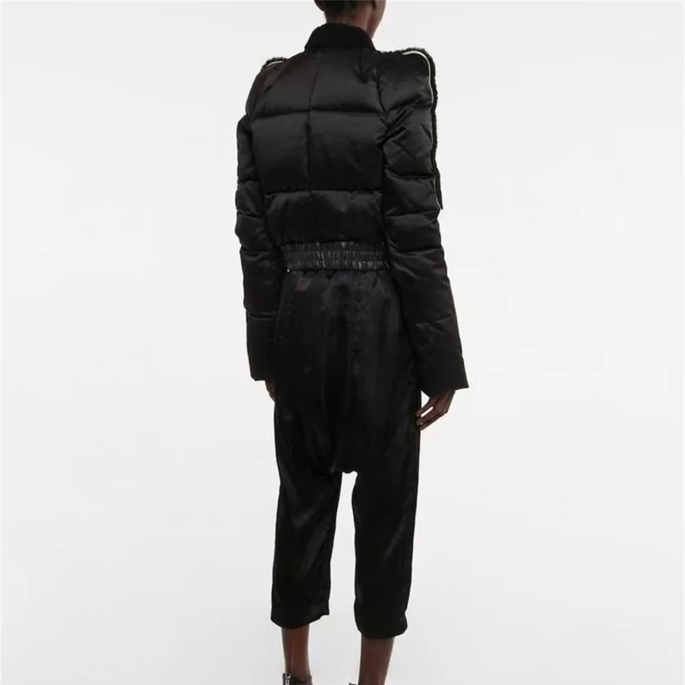 2022 Doamnelor haina de Iarna se agită pastila etanș corset pentru femei sacou în jos y2k haine noi de moda de înaltă calitate jacheta TRAF Imagine 5