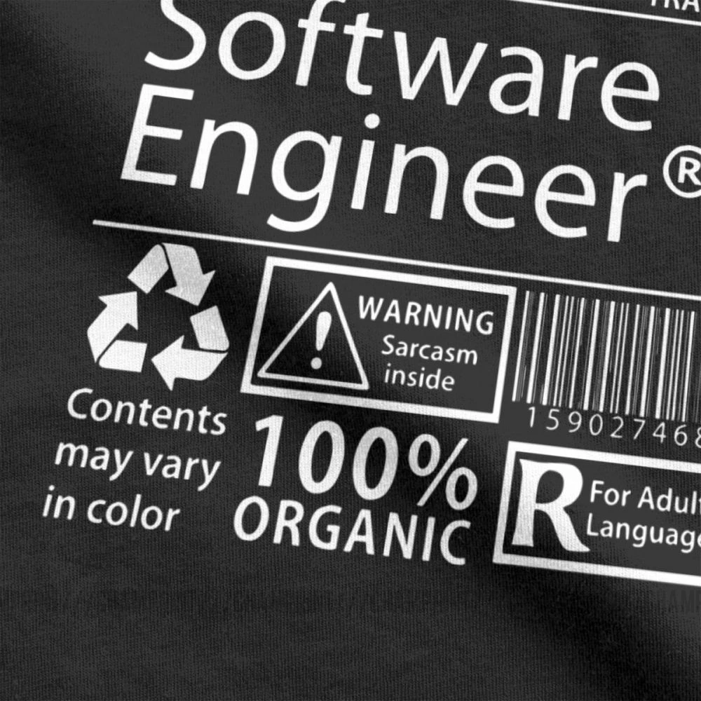Inginer De Software De Programare T-Shirt Pentru Bărbați Mananci, Dormi Cod Repeta Programator Producător Minunat Bumbac Tricouri Tricou Plus Dimensiune Topuri Imagine 5