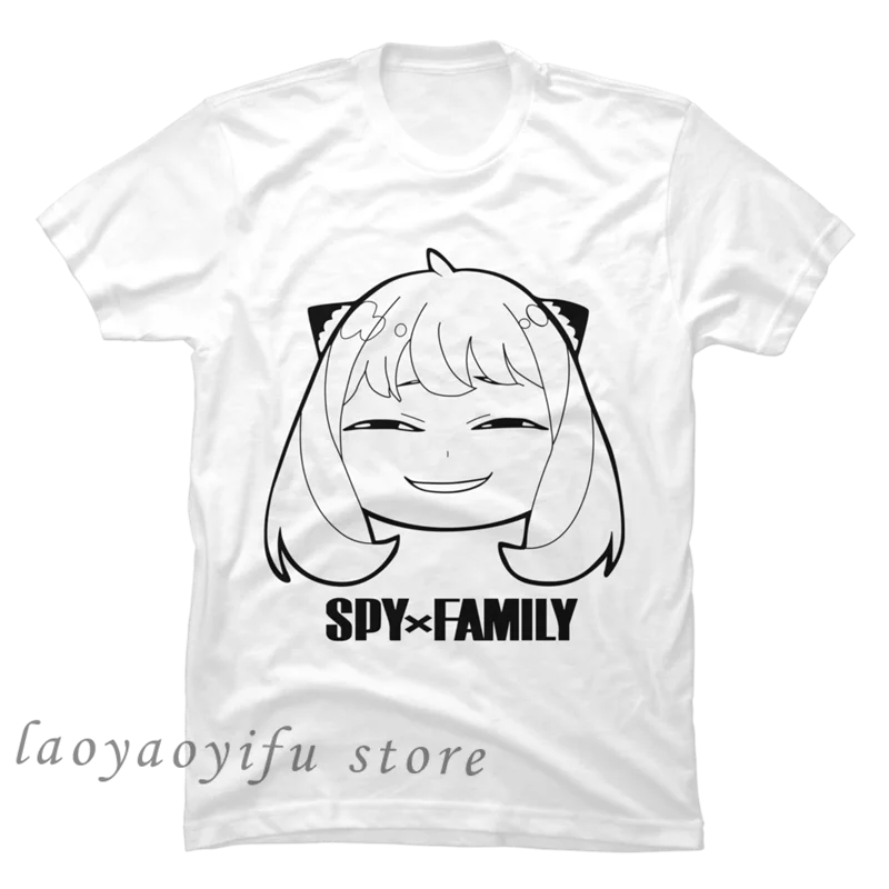 Japonia Manga Tricou Spion X Familiei Tricou Harajuku Anime Topuri Kawaii Anya Falsificator Kawaii Îmbrăcăminte Unisex Agrement Tee Camisetas Imagine 5