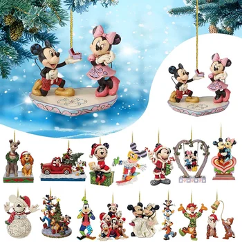 Pentru Disney mickey mouse, decoratiuni pentru pomul de crăciun pandantiv de desene acrilice ornamente de articole party copii cadouri | Actiune Si Jucărie Cifre Roexplorator.ro